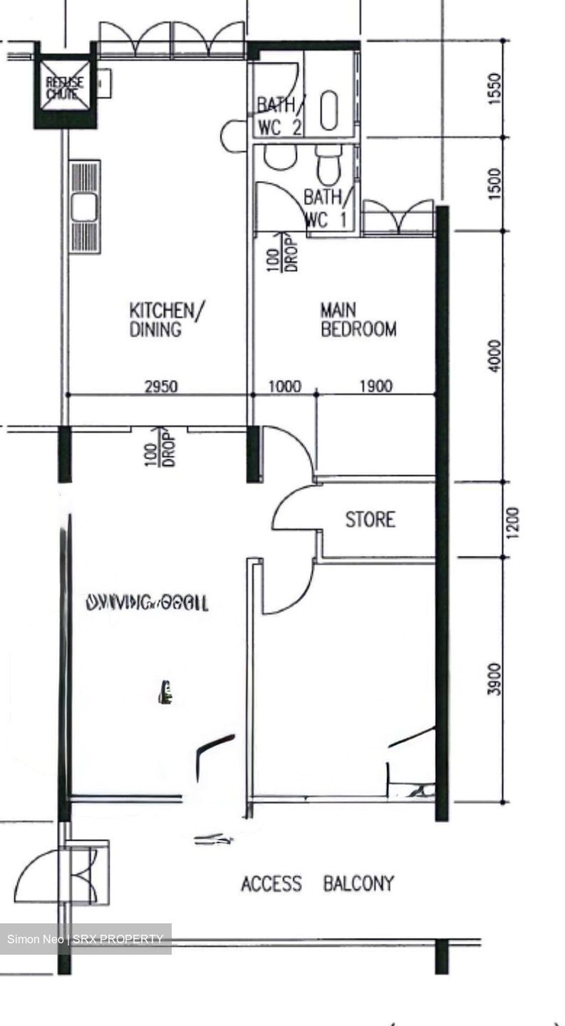 Blk 619 Eunos Heights (Bedok), HDB 3 Rooms #605981821